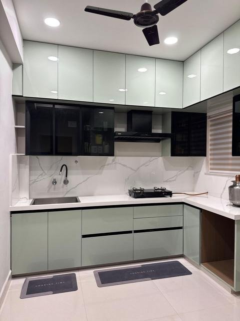 Modular kitchen design by Nikhila Nayini