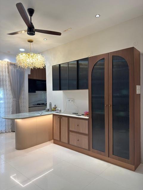Modular kitchen design by Nikhila Nayini