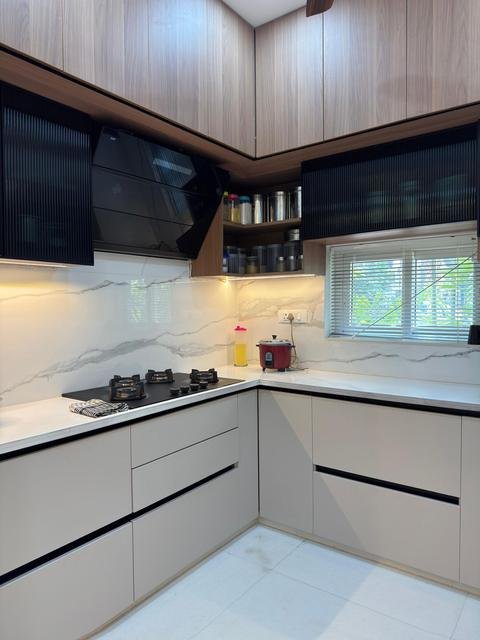 Modular kitchen design by Nikhila Nayini